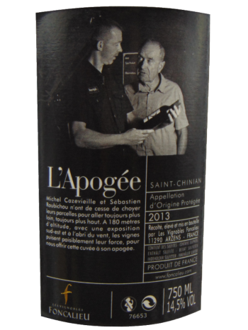 Thông tin rượu vang L'Apogée Saint-Chinian 2013