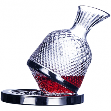 Decanter pha lê xoay