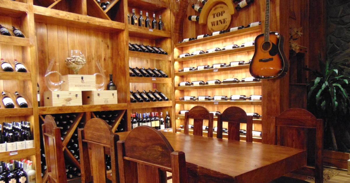 store wine
