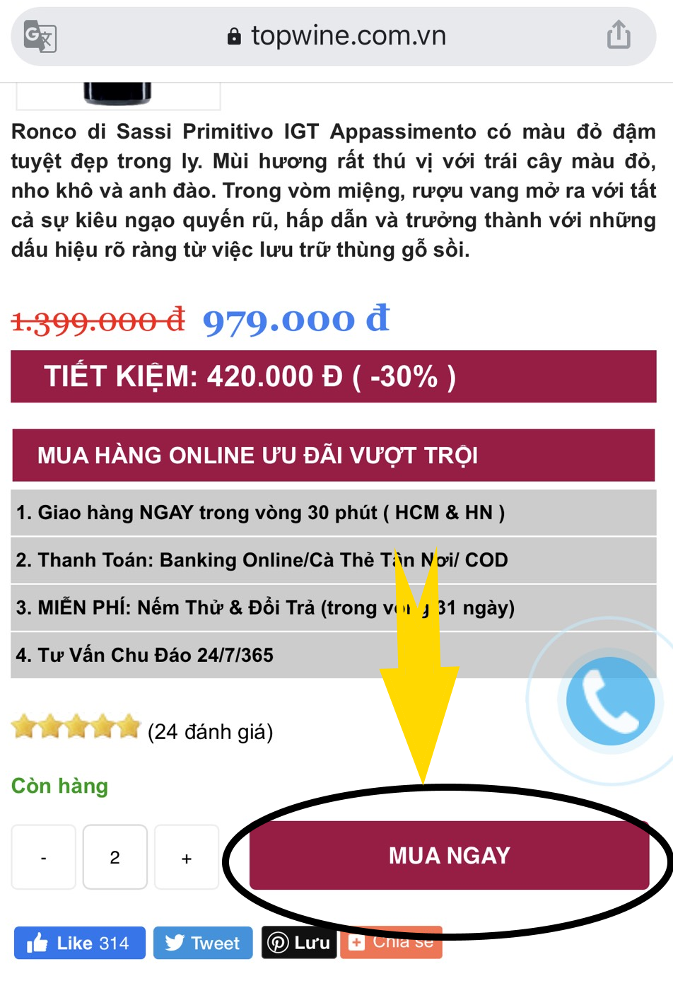 cach mua hàng topwine